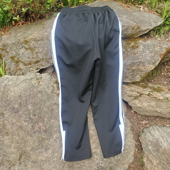 Mens Sz M Palm Angels Track Pants stripe Black and White - Picture 6 of 9
